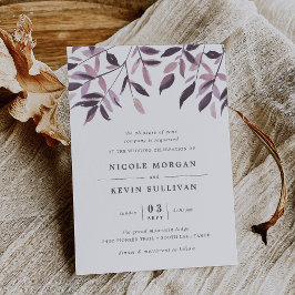 Cosecha Rubor | Invitación a la boda acuarela