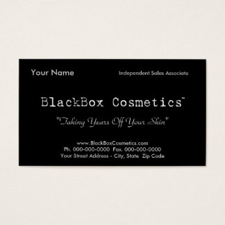 Cosméticos BlackBox, Associ de ventas independient