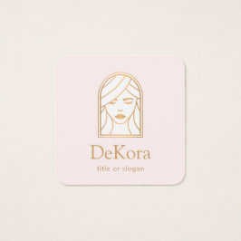 Cosmetólogo Chica de belleza rosada