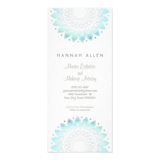 Cosmetology Elegant Aqua Spa y Salon Menu (Frente)