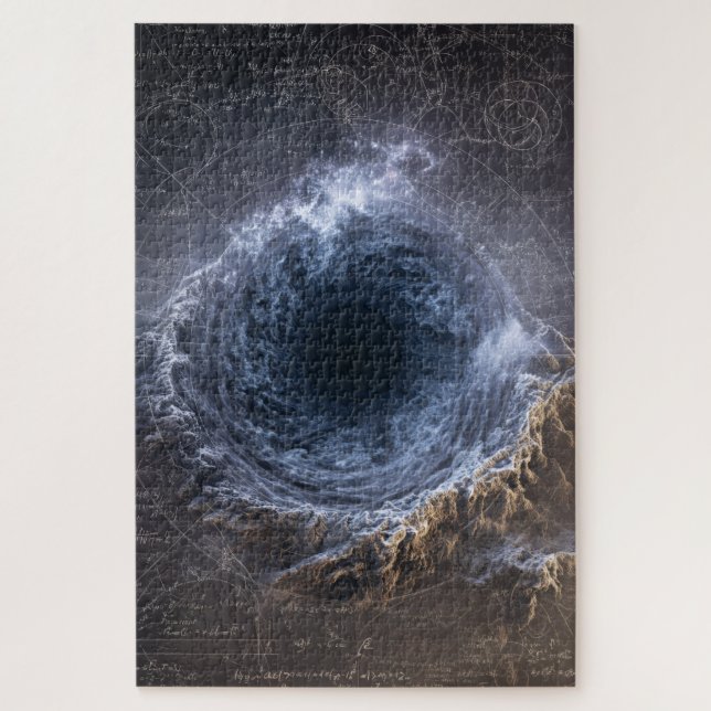 Cosmic Abyss: The Celestial Vortex Puzzle (Vertical)