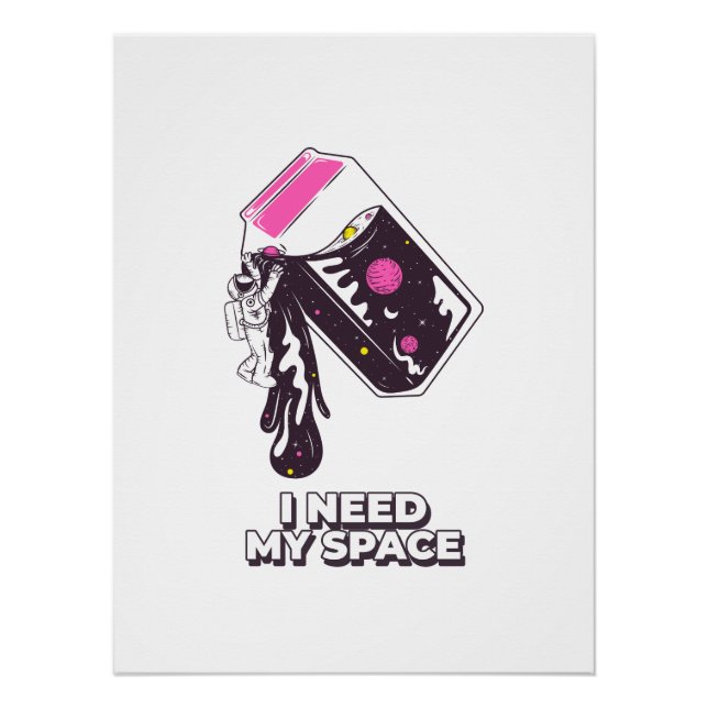 Cosmic Art | Astronaut Poster Wall Decor (Anverso)