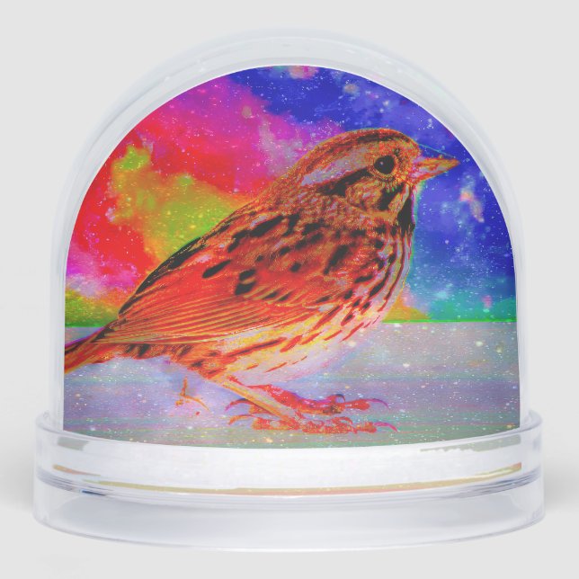 Cosmic Bird Dreamscape Art Print" (Anverso)