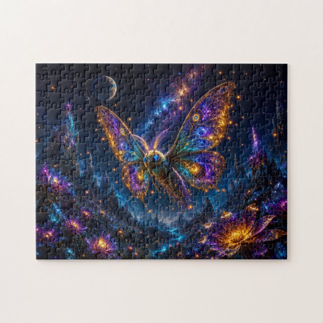 Cosmic Butterfly Fantasy Puzzle – Magical Galactic (Horizontal)