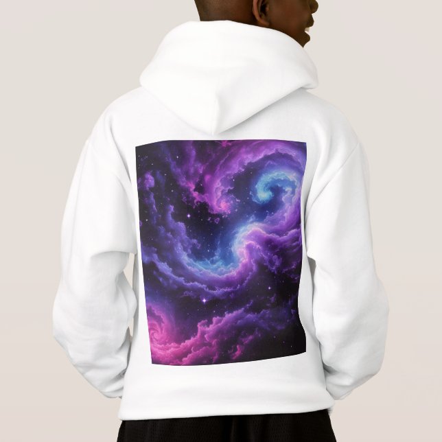 Cosmic Galaxy Nebula Abstract Space Art Design (Reverso)