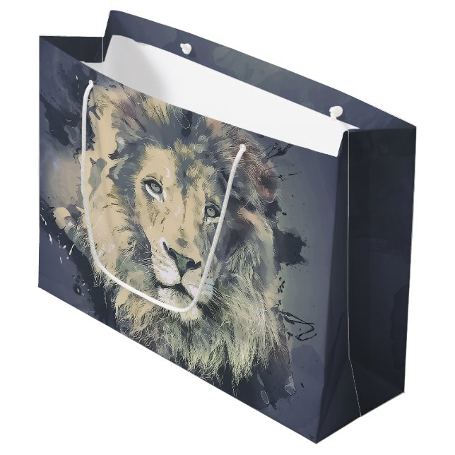 COSMIC LION KING | Bolsa de regalo para Personaliz (Angulo Anverso)