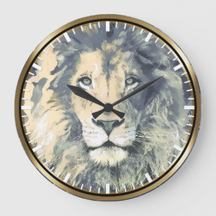 COSMIC LION KING   Reloj de pared Personalizado