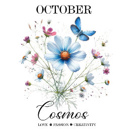 Cosmic Petals • Cuaderno de la Flor de Nacimiento