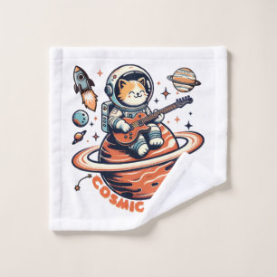 Cosmic Purr - Astro Guitarrista Gato