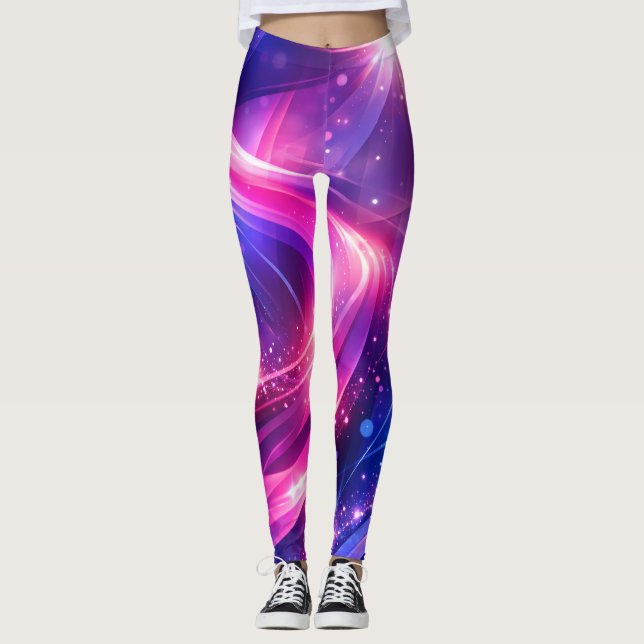 Cosmic Swirl – Galaxy Leggings (Anverso)