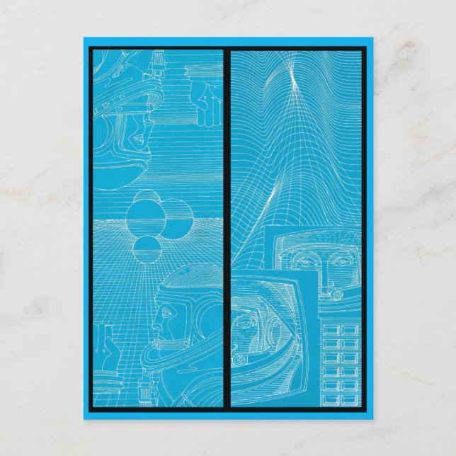 Cosmonauta Tres Postal (Anverso)