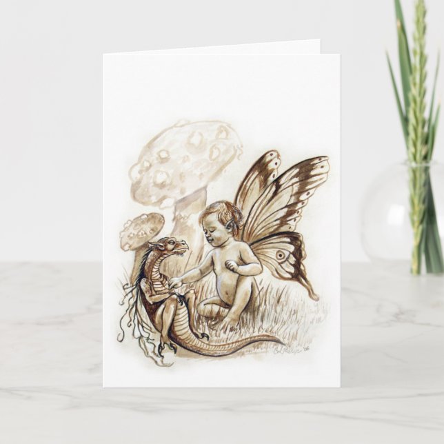 Cosquillee la tarjeta de felicitación del arte de (Anverso)