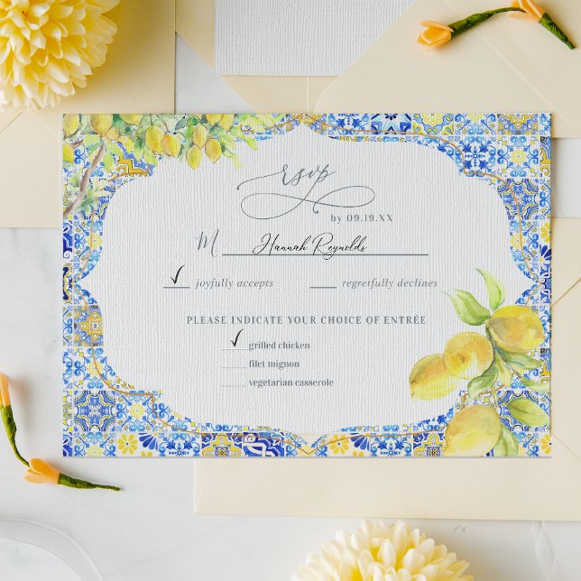 Costa Amalfi | Lemon Tiles mediterráneos RSVP (Subido por el creador)