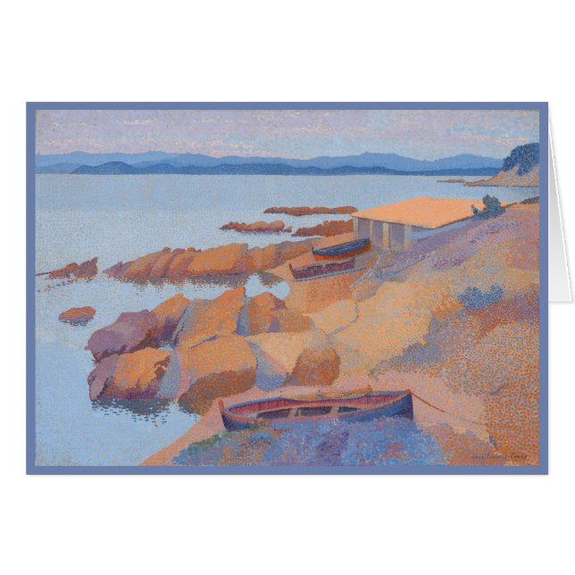 "Costa cerca de Antibes" por Henri Edmond Cross (Anverso (Horizontal))