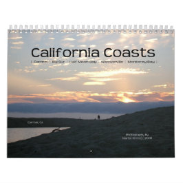 Costa costa de California - calendario