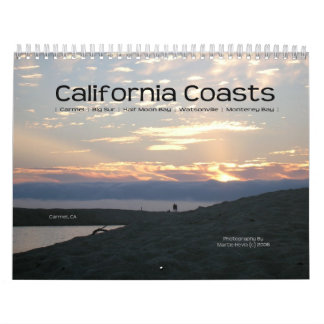 Costa costa de California - calendario
