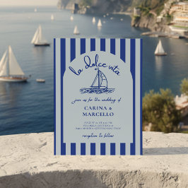 Costa de Amalfi Amore: Invitación de boda de arco