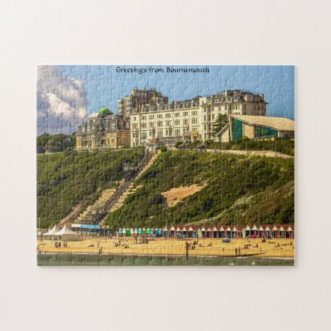 Costa de Bournemouth. rompecabezas (Horizontal)