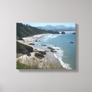 Costa de Oregon del arte de la lona