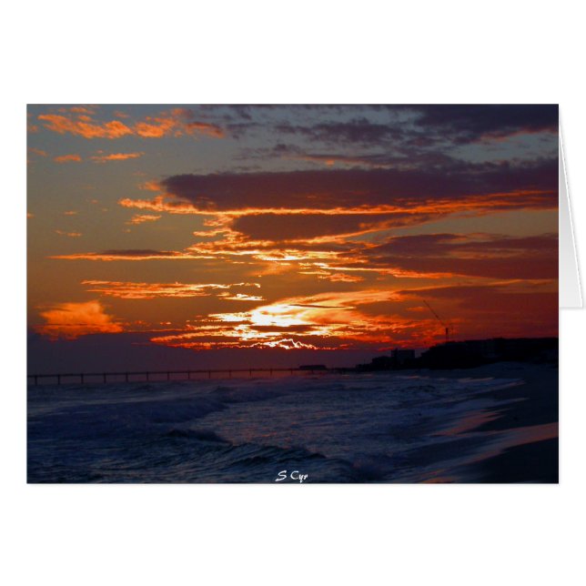 Costa del Golfo Florida Sunset (Anverso (Horizontal))