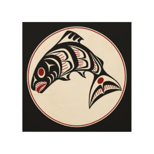 Costa del Pacífico Noroeste: arte Haida Salmon