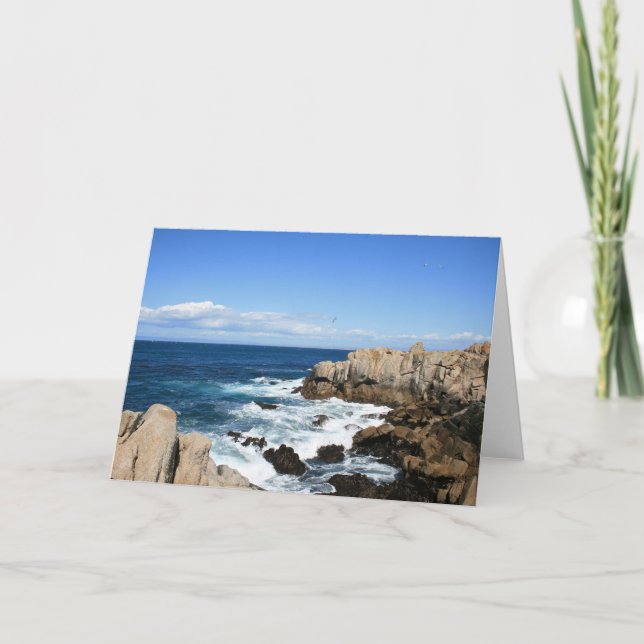 Costa del Pacífico, tarjeta de notas en blanco (Anverso)