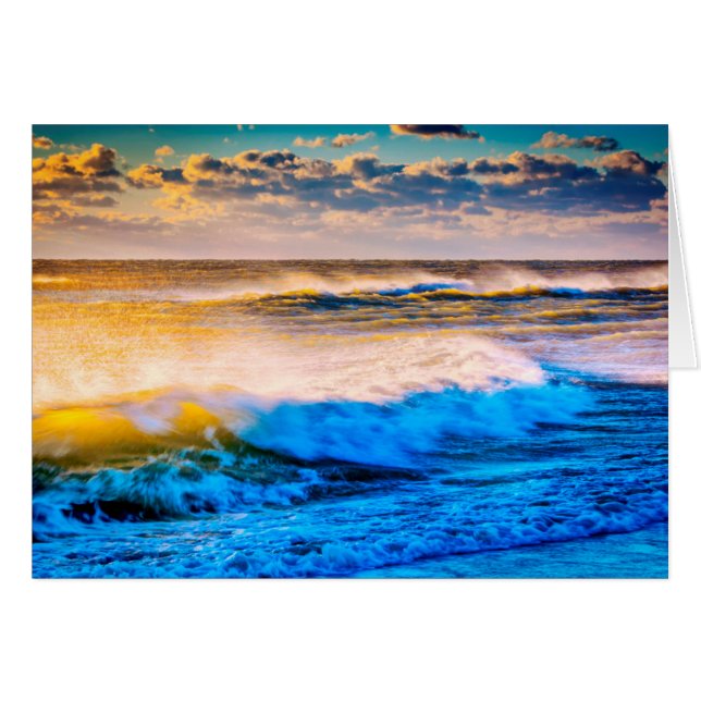 Costa escénica al amanecer (Anverso (Horizontal))