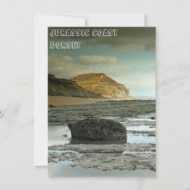 Costa Jurásica, tarjeta Dorset (Anverso)