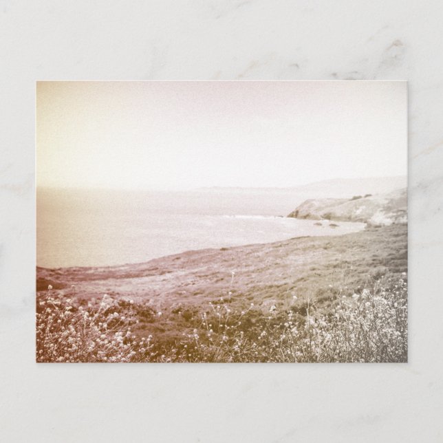 Costa Retro Sepia California | Postal (Anverso)