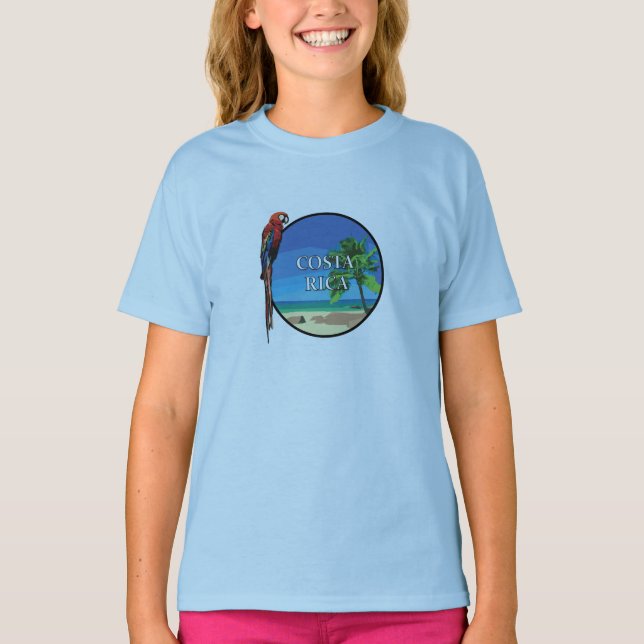 Costa Rica - Camiseta básica masculina (Anverso)