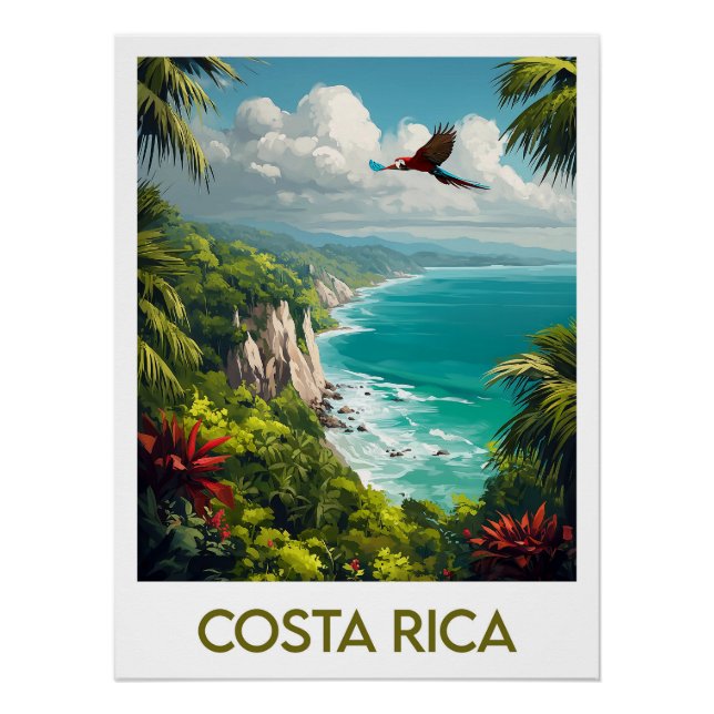 Costa Rica Poster (Anverso)