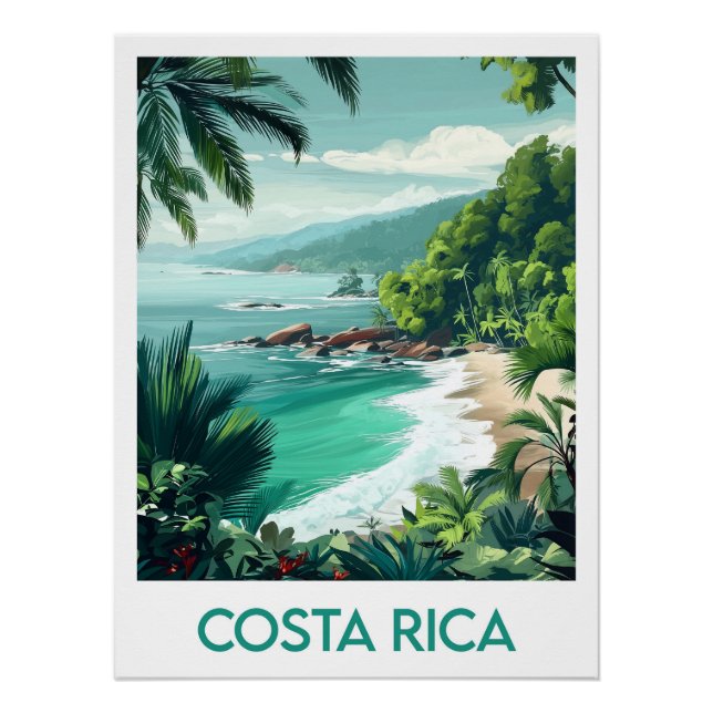 Costa Rica Poster (Anverso)