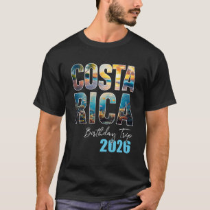 Costa Rica Viaje de Cumpleaños 2026 Camisetas de F