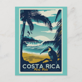 Costa Rica Vintage postal