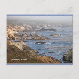 Costa rocosa Big Sur | Postal Blue Beach Song™