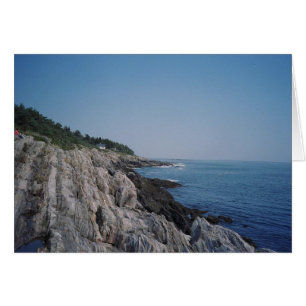Costa rocosa de Bailey Island