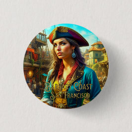 Costa salvaje y salvaje de Barbary - Botón de San 