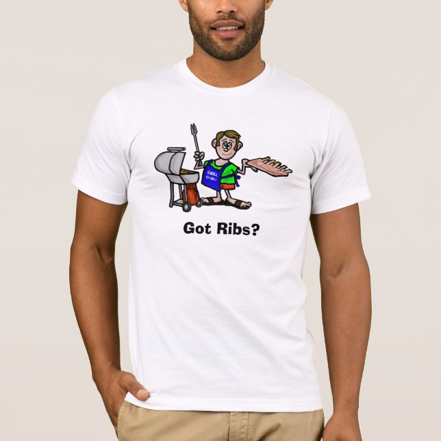 ¿Costillas conseguidas? Camiseta del Bbq (Anverso)