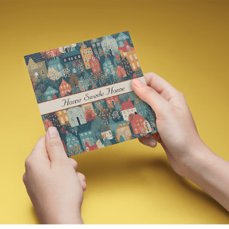 Cosy Hygge Village Nordic Folk Art, personalizado