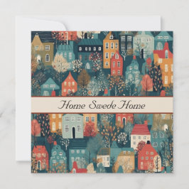 Cosy Hygge Village Nordic Folk Art, personalizado