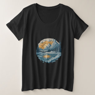 Cosy Winter Wonderland Plus-Size T-Shirt