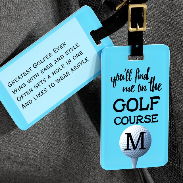 Cotización de campo de golf Monograma Etiqueta de  (Subido por el creador)