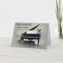 Cotización musical - Tarjeta de saludo