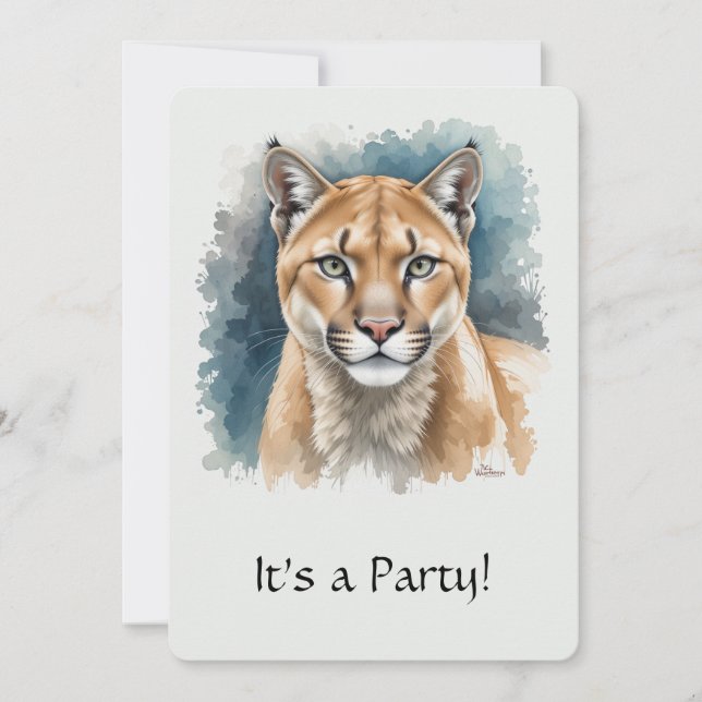 "Cougar" divertido por la invitación a los cumplea (Anverso)