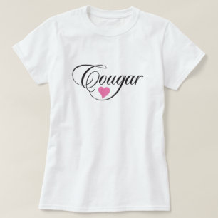 Cougar Love Ladies Camiseta de color claro
