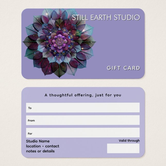 Council of Leaves | Mandala Art P&B (Anverso y reverso)