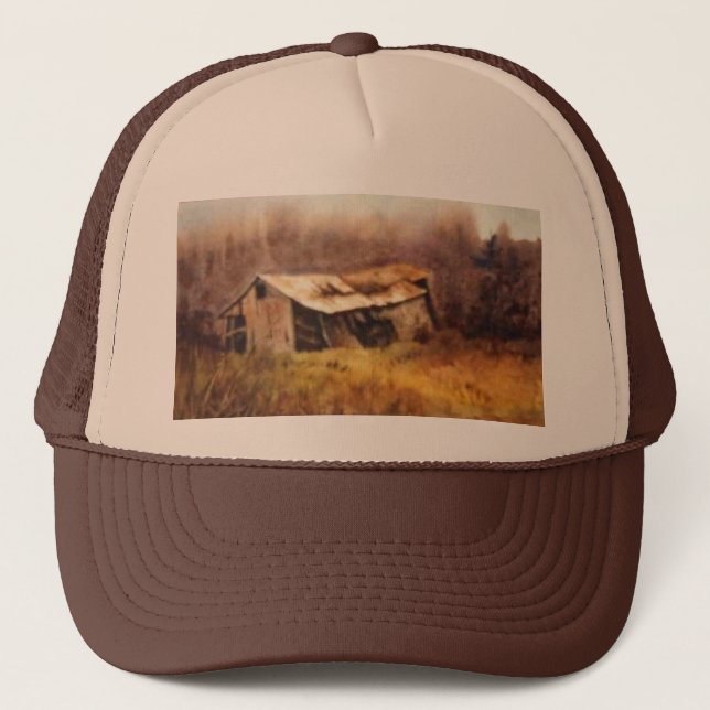 Country Roads antiguo granero de heno Gorra (Anverso)
