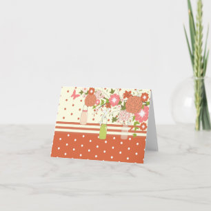 Country Rustic Mason Jar Tarjeta de agradecimiento