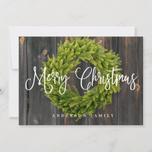 Country Rustic Wood Feliz Navidad