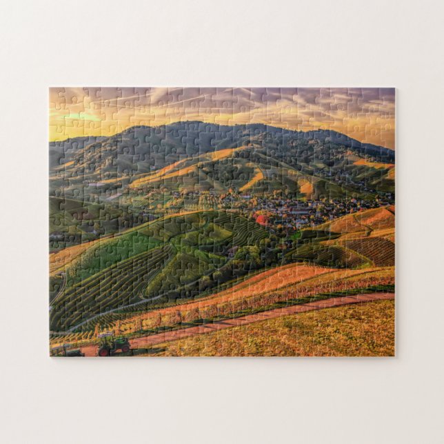 Country Scenes Puzzles Mountain Art Complex Jigsaw (Horizontal)